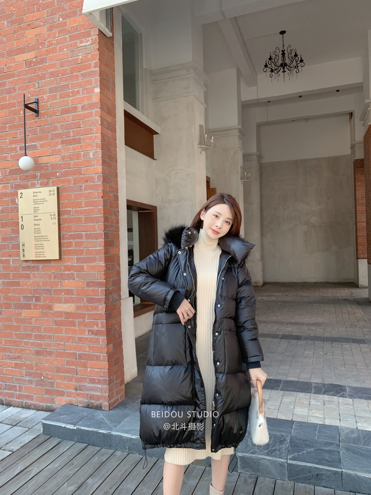 若语 羽绒服拍摄 TMT外景 网红风 图23